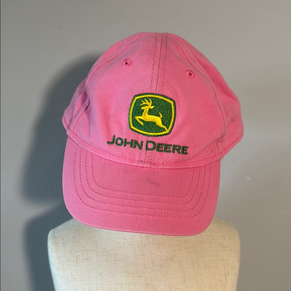 John Deere Toddler one size Pink Cap